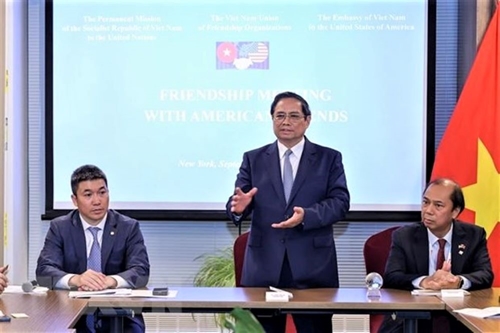 Thủ tướng Chính phủ Phạm Minh Chính gặp gỡ những người bạn Hoa Kỳ